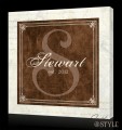 Personalized monogram wall art