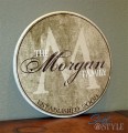 Personalized family name sign